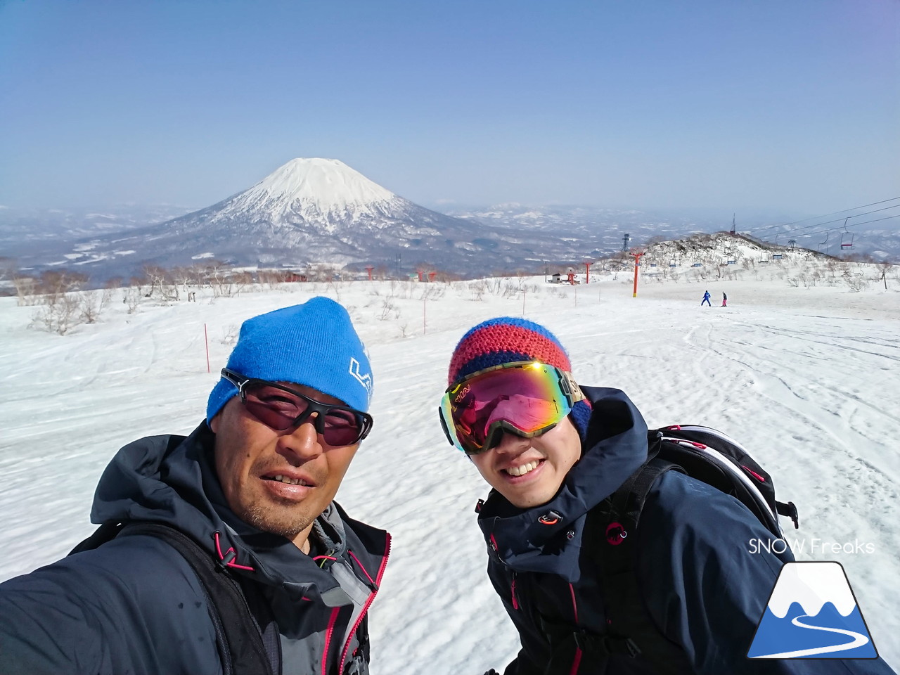 ニセコグラン・ヒラフ and ニセコアンヌプリ国際　プロスキーヤー・佐藤寿哉さんと春スキー満喫ツアー(^▽^)/